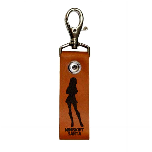 Miniskirt Santa Leather Keychain Rascal Does Not Dream of Santa Claus [USED]