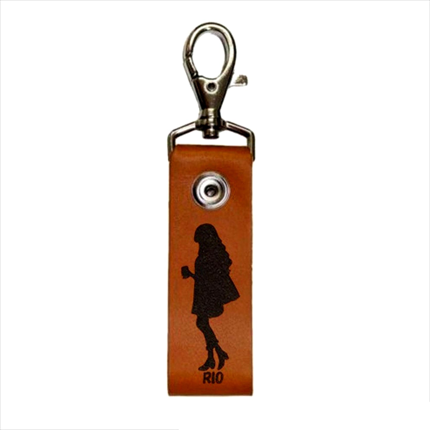 Rio Futaba Leather Keychain Rascal Does Not Dream of Santa Claus [USED]