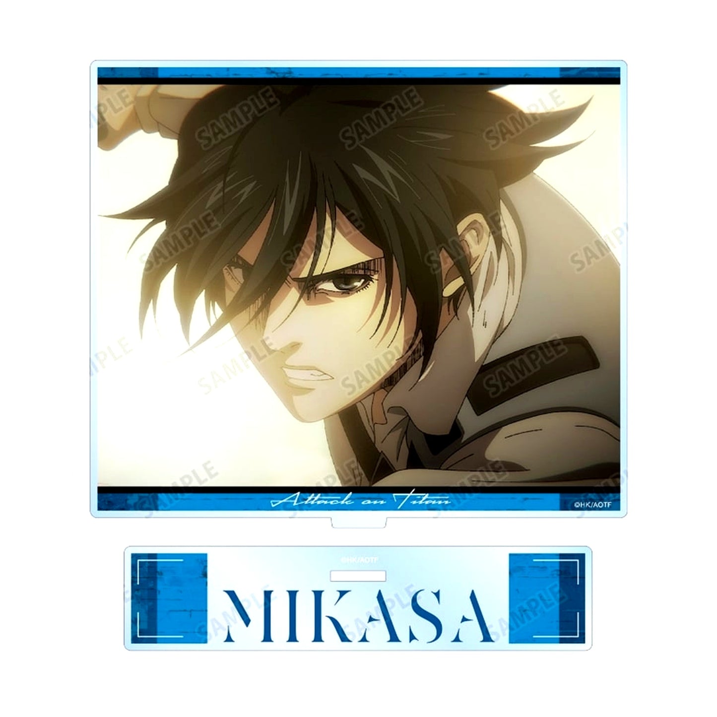 Mikasa Ackerman Attack on Titan Scene Shot BIG Acrylic Stand [USED]