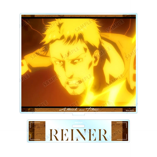 Reiner Braun Attack on Titan Scene Shot BIG Acrylic Stand [USED]