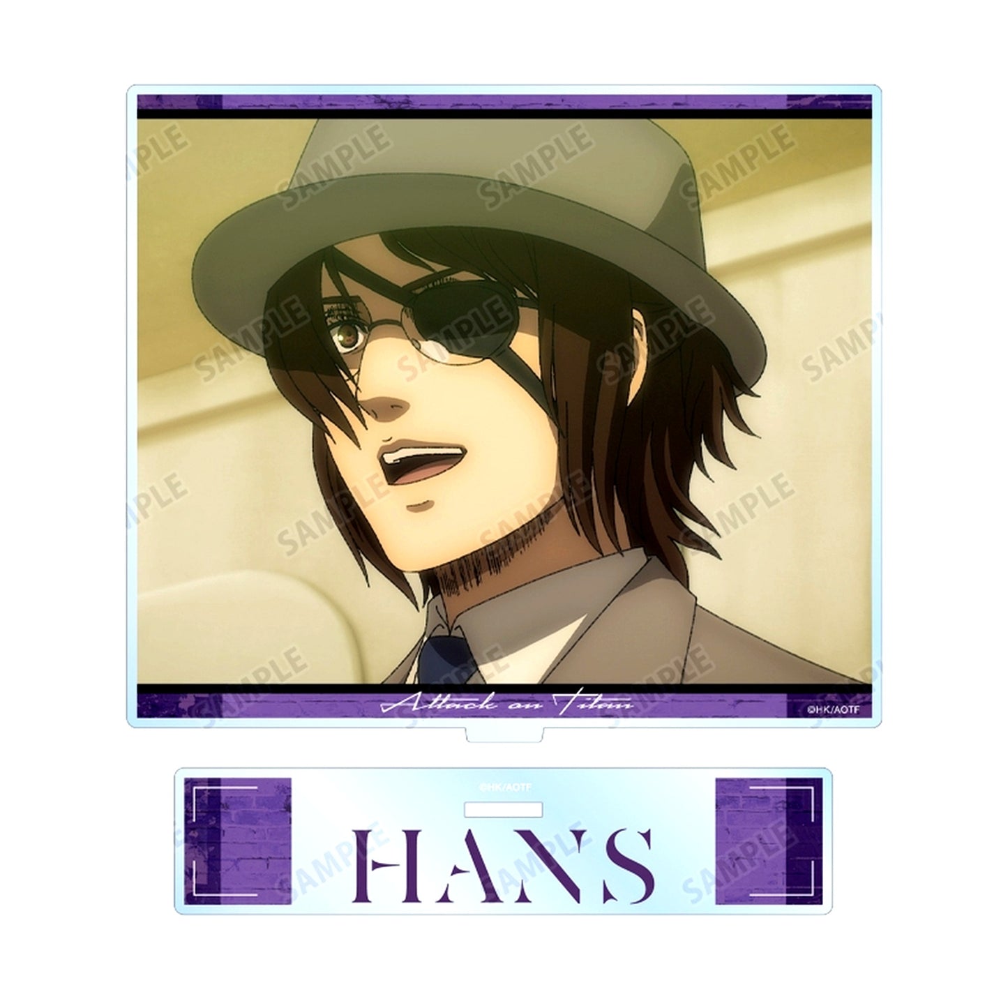 Hange Zoe Attack on Titan Scene Shot BIG Acrylic Stand [USED]