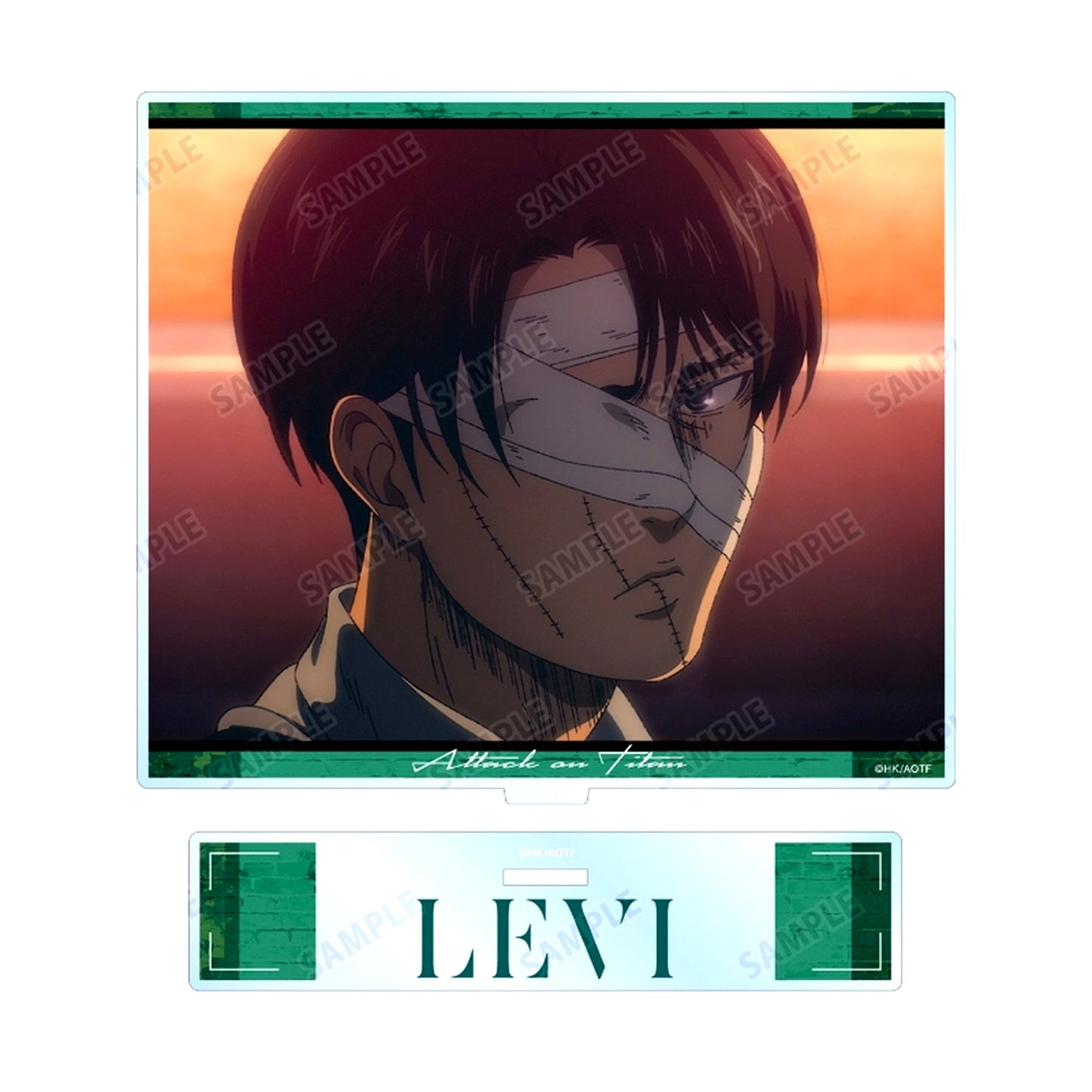 Levi Ackerman Attack on Titan Scene Shot BIG Acrylic Stand [USED]