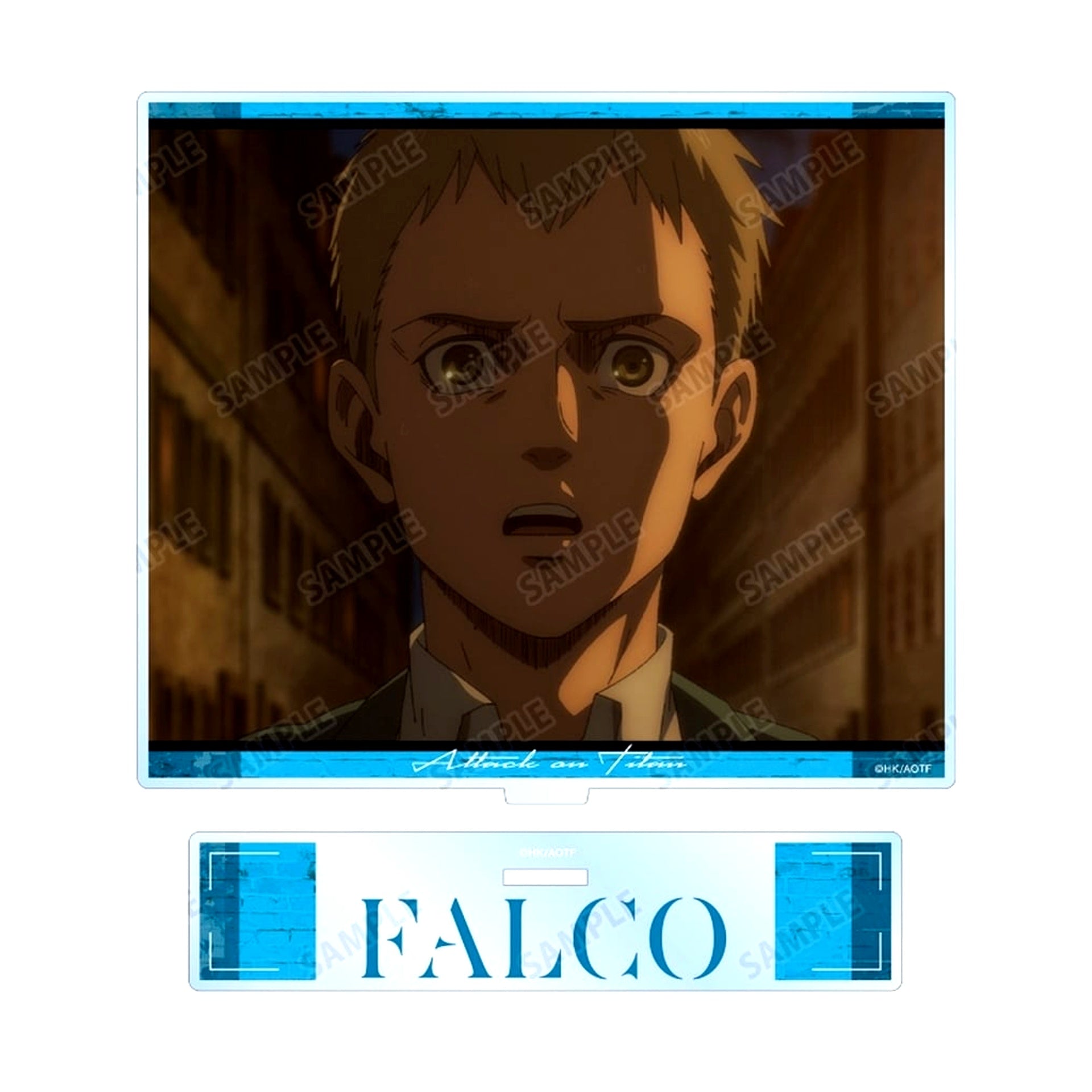 Falco Grice Attack on Titan Scene Shot BIG Acrylic Stand [USED]