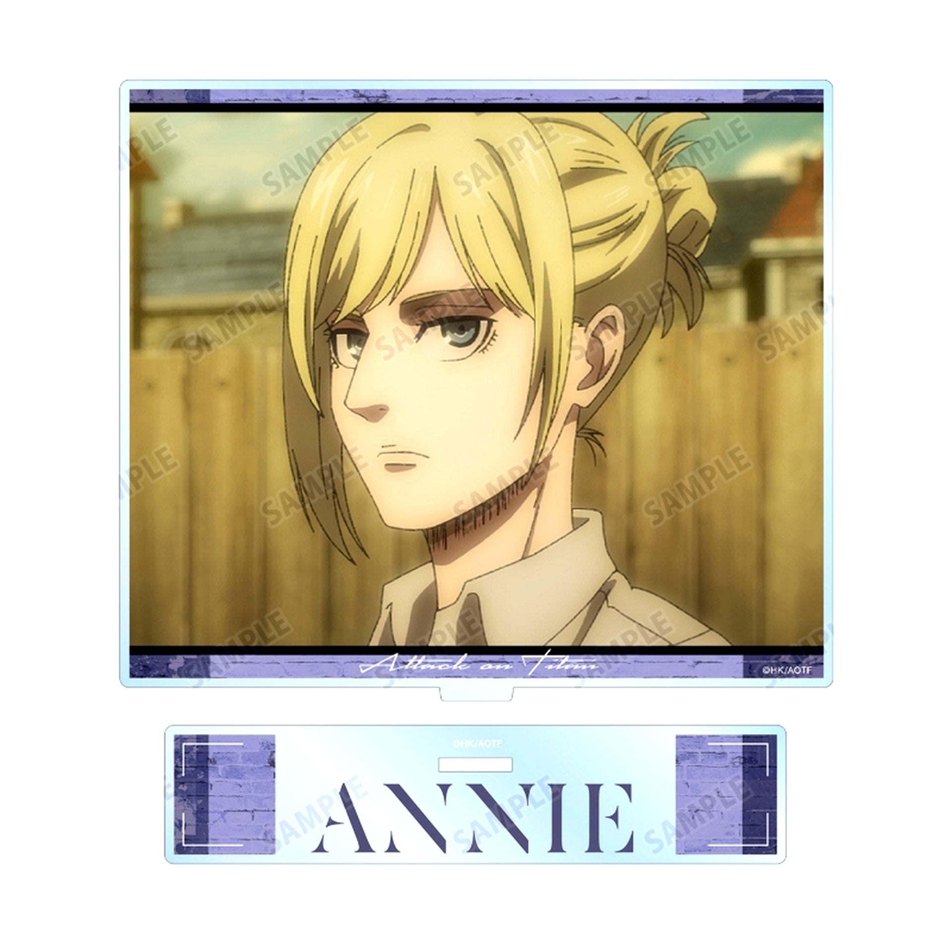 Annie Leonhart Attack on Titan Scene Shot BIG Acrylic Stand [USED]