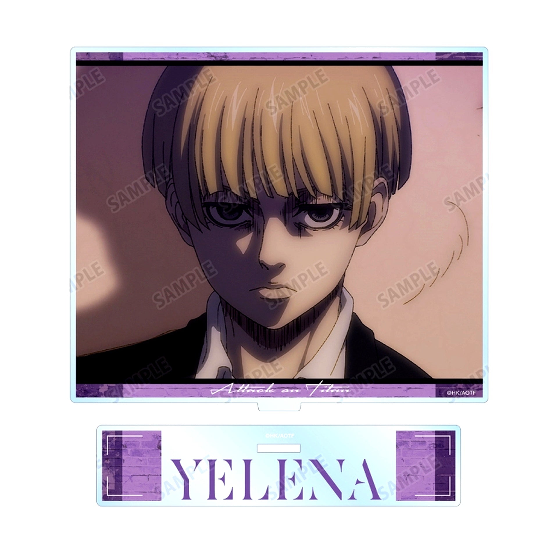 Yelena Attack on Titan Scene Shot BIG Acrylic Stand [USED]