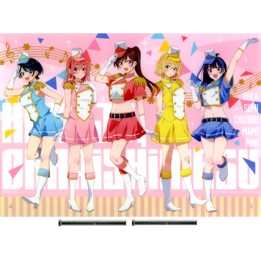All Characters Rent-a-Girlfriend Love Happy Marching! DMM Kuji LAST CHANCE Prize Acrylic Board [USED]