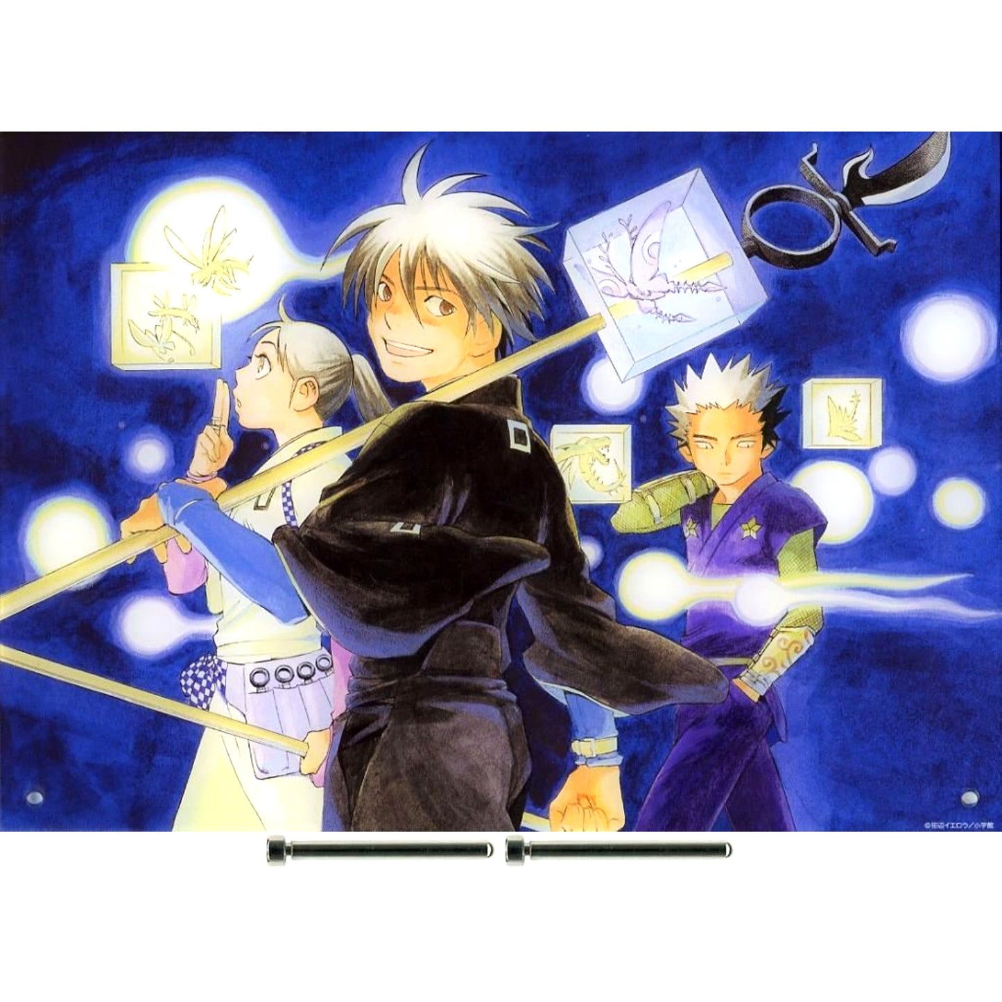 Group A-02 Prize Choosable! Acrylic Plate Oshichare Kekkaishi Kuji [USED]