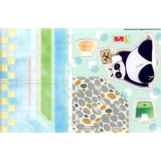 Genma Saotome Panda Acrylic Diorama Set Ranma 1/2 China Limited [USED]