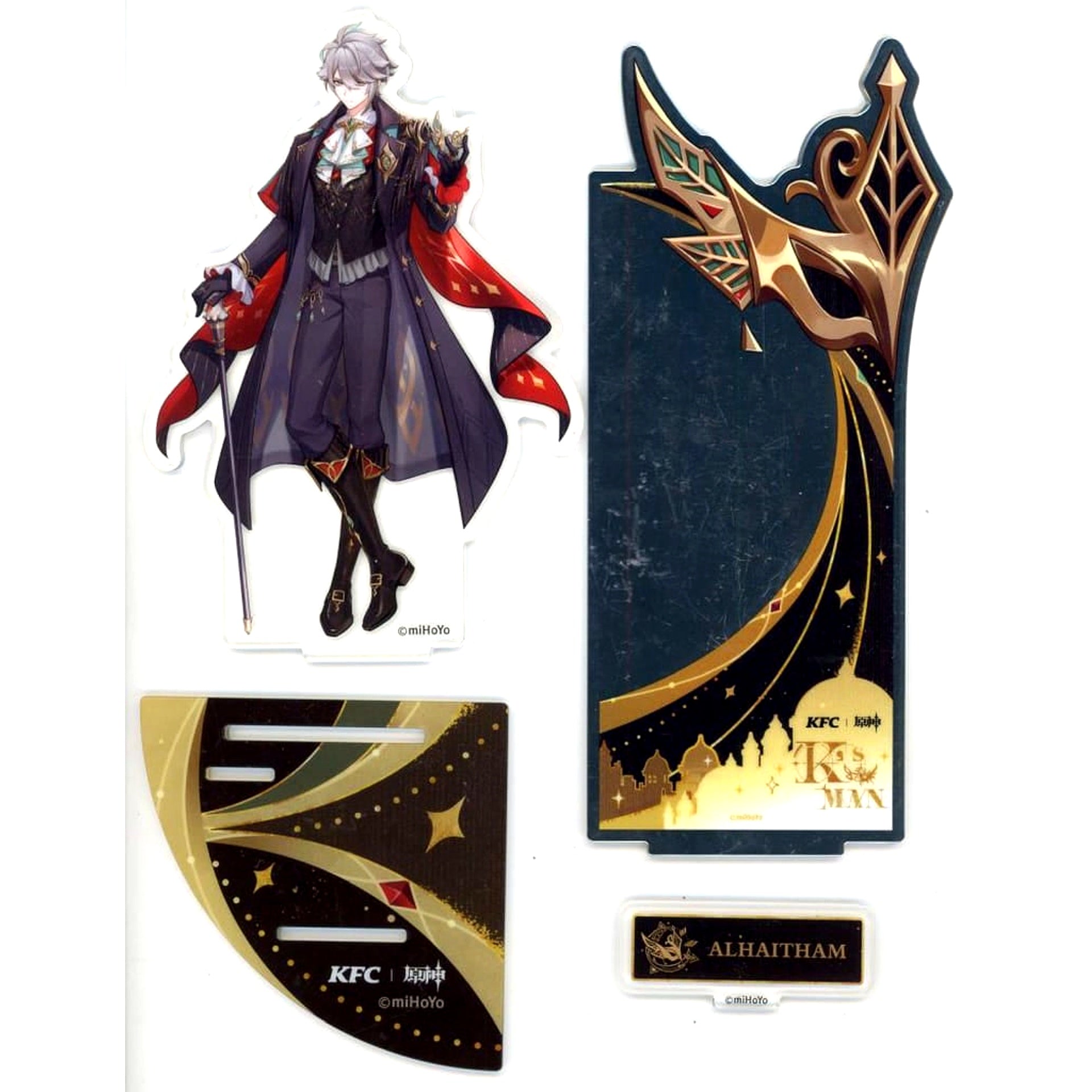 Alhaitham Genshin Impact KFC Kentucky Fried Chicken China Exclusive Acrylic Stand [USED]