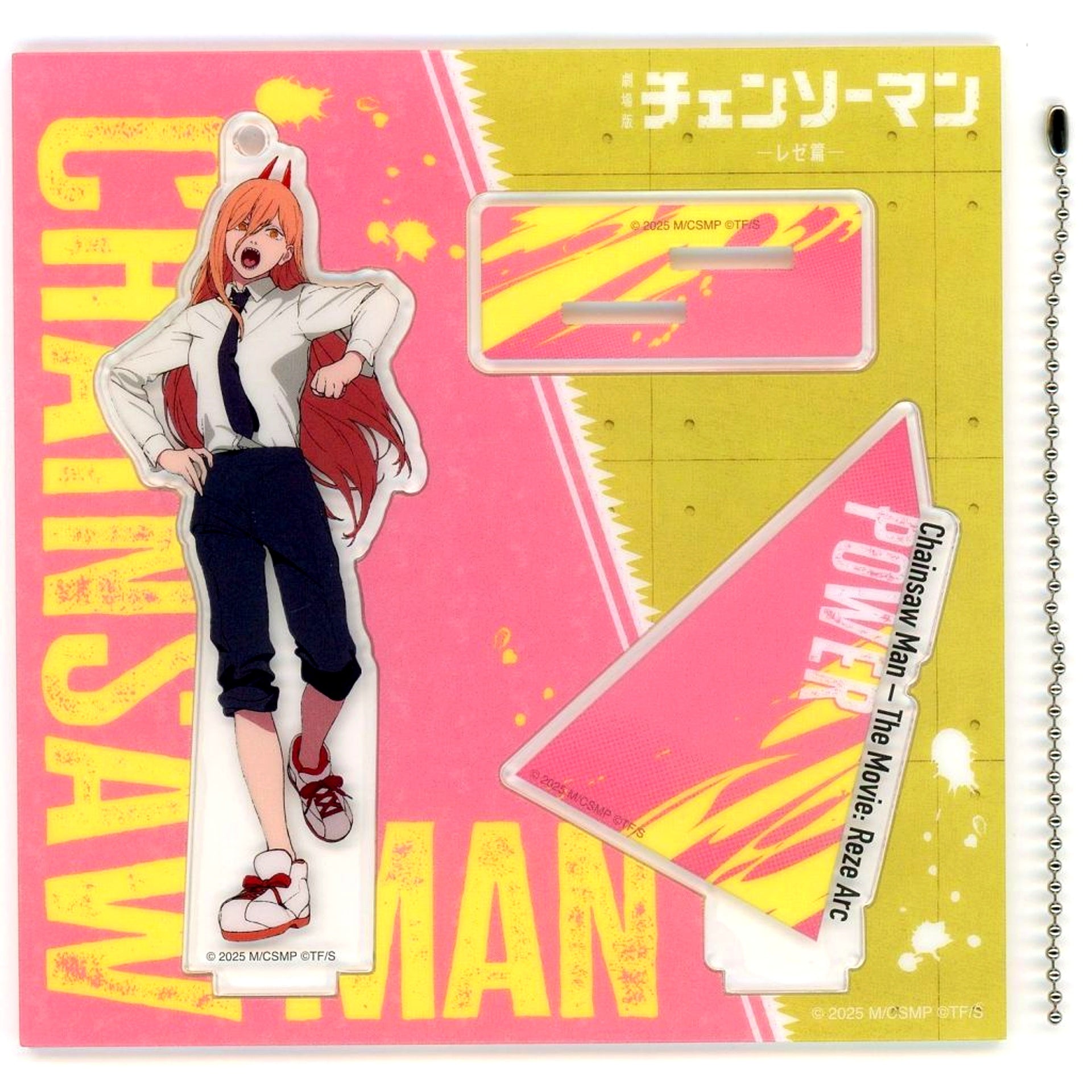Power Acrylic Stand Chainsaw Man The Movie Reze Arc Theater Goods [USED]