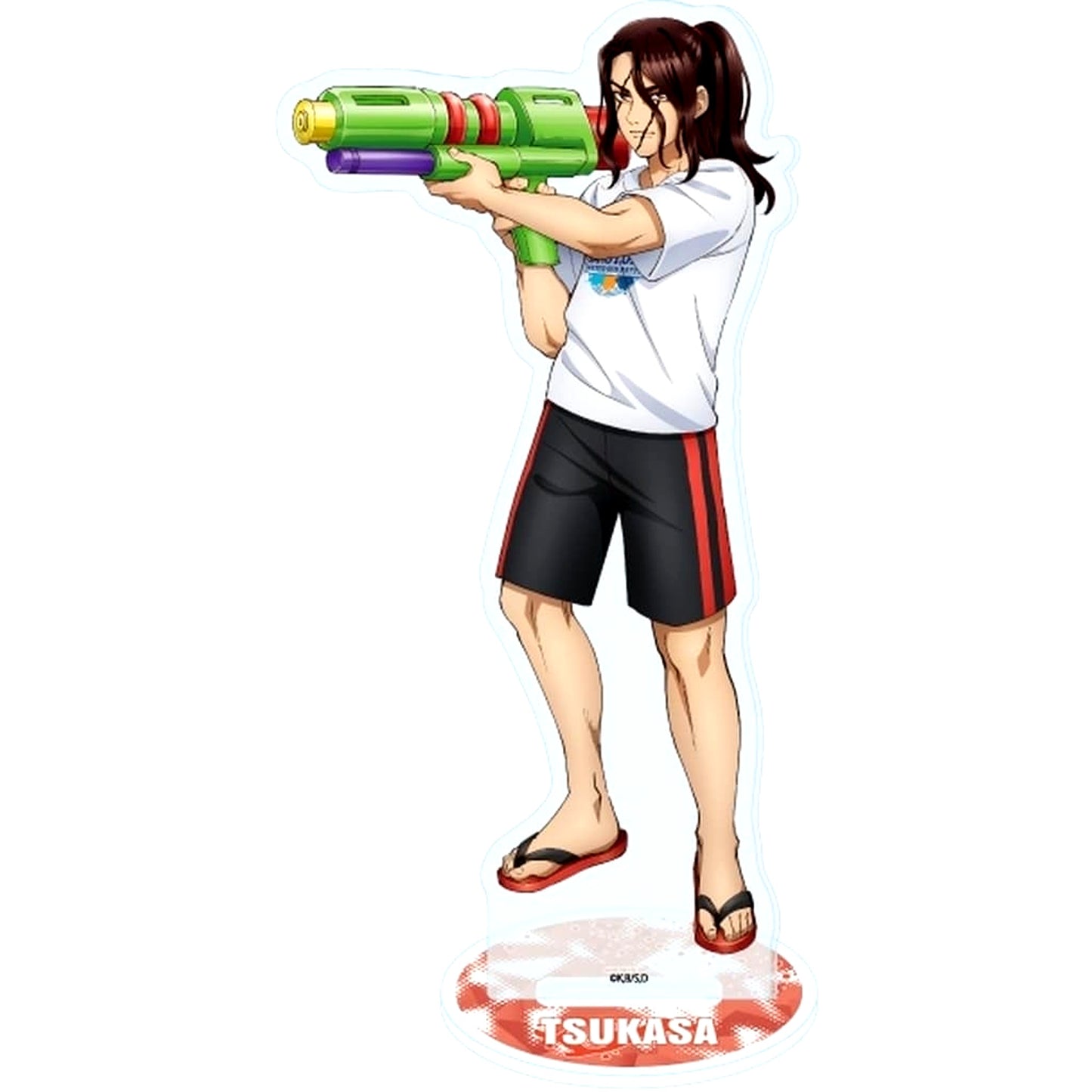 Tsukasa Shishio Dr. STONE No.69 Water Gun ver. Newly Drawn Illust Acrylic Stand [USED]