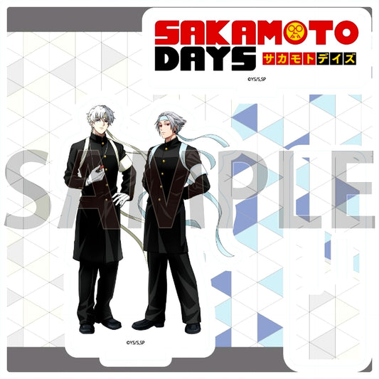 5 X Slur & Gaku Cheer Squad Ver. Illustration Sakamoto Days Acrylic Stand Plate [USED]