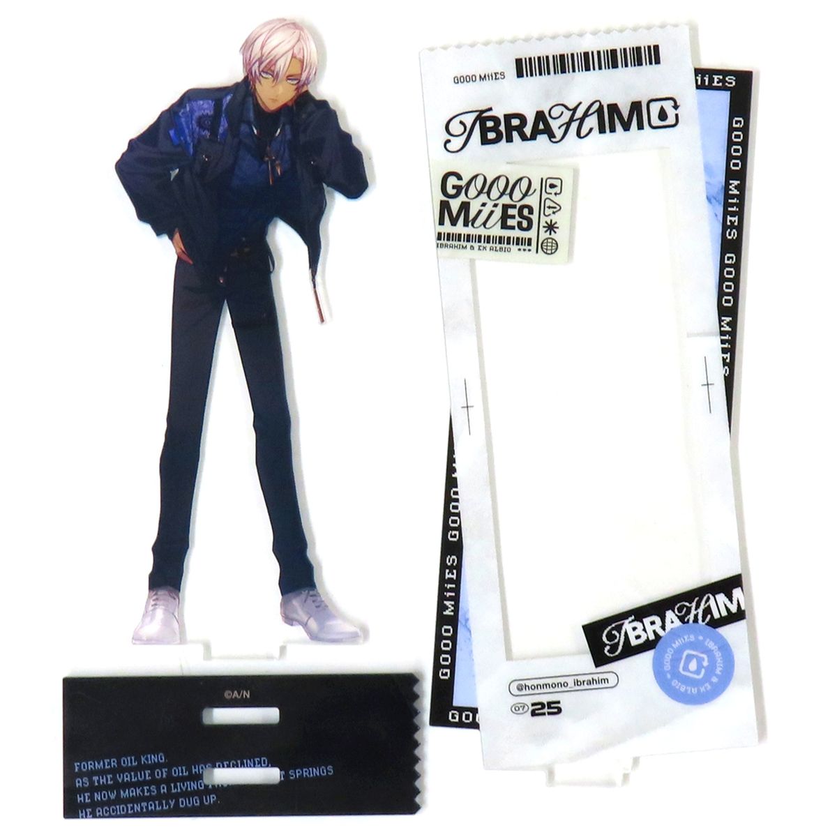 Ibrahim Acrylic Stand Virtual YouTuber Nijisanji GOOOMiiES [USED]