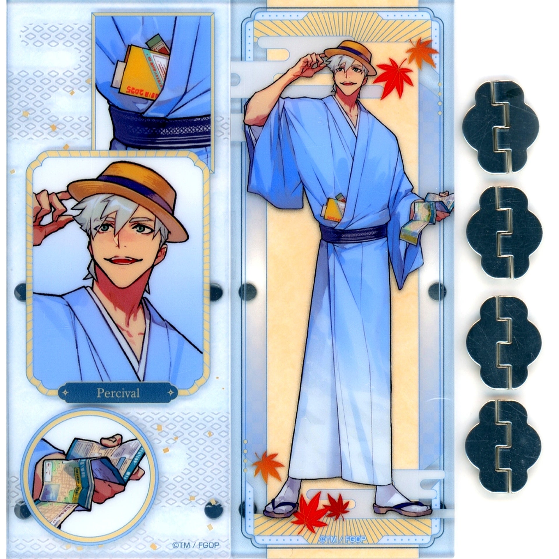 Lancer Percival Fate/Grand Order Kyoto International Manga Anime Fair 2025 KyoMAF Goods Acrylic Folding Screen [USED]