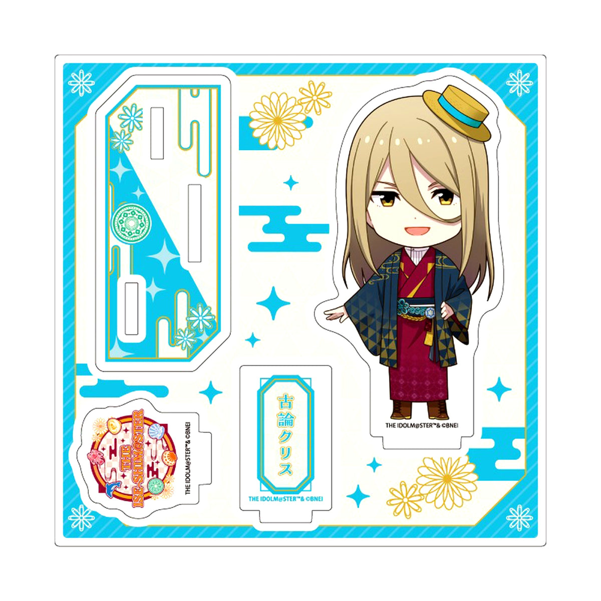 Chris Koron The Idolmaster Series Mini Character Illustration Acrylic Stand Plate Ise Toba Shima wo Gurutto Meguru! The Ise-Shimaster [USED]