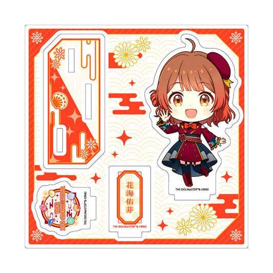 Ume Hanami The Idolmaster Series Mini Character Illustration Acrylic Stand Plate Ise Toba Shima wo Gurutto Meguru! The Ise-Shimaster [USED]