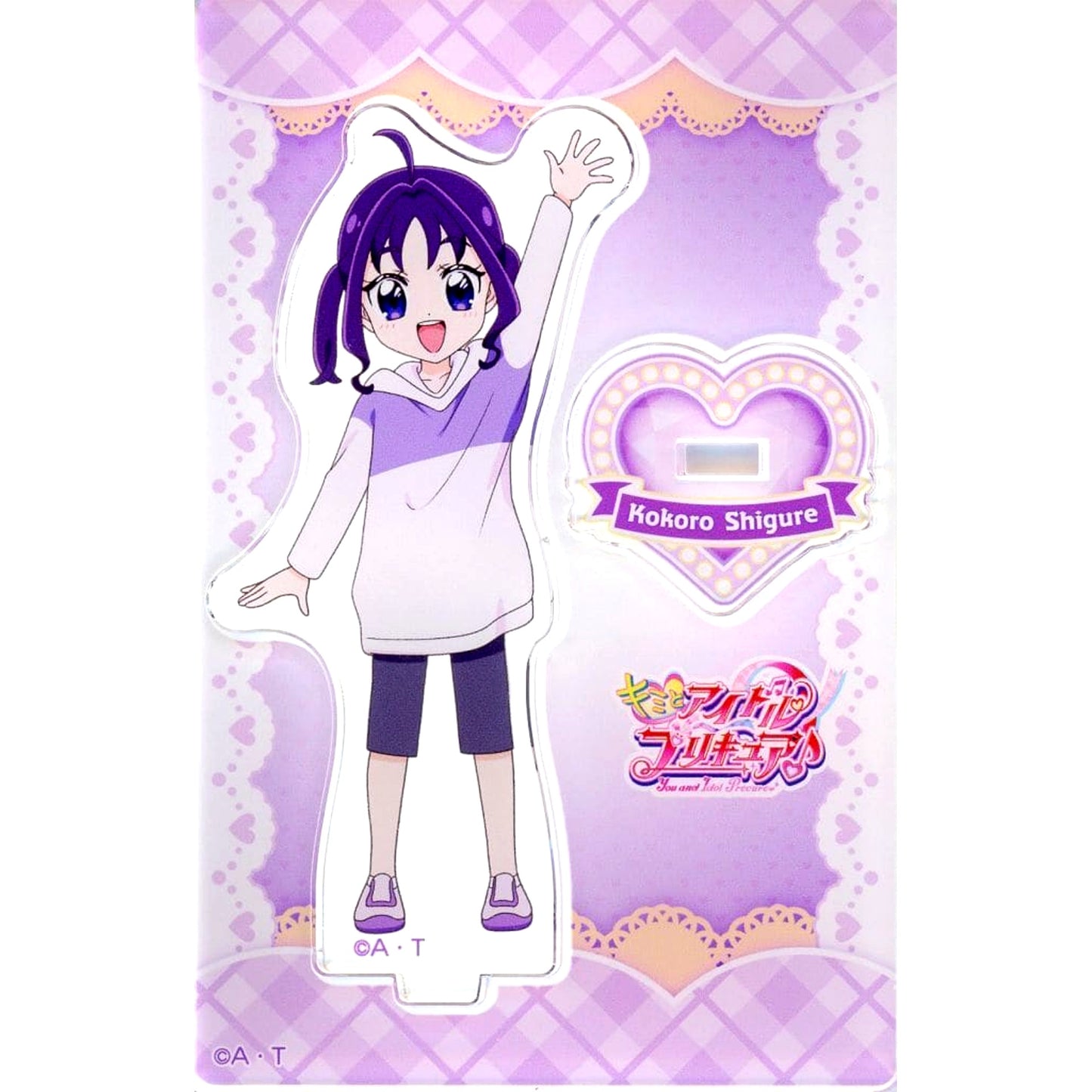 Kokoro Shigure You and Idol Pretty Cure Mini Acrylic Stand Vol.3 Left Arm Raised [USED]