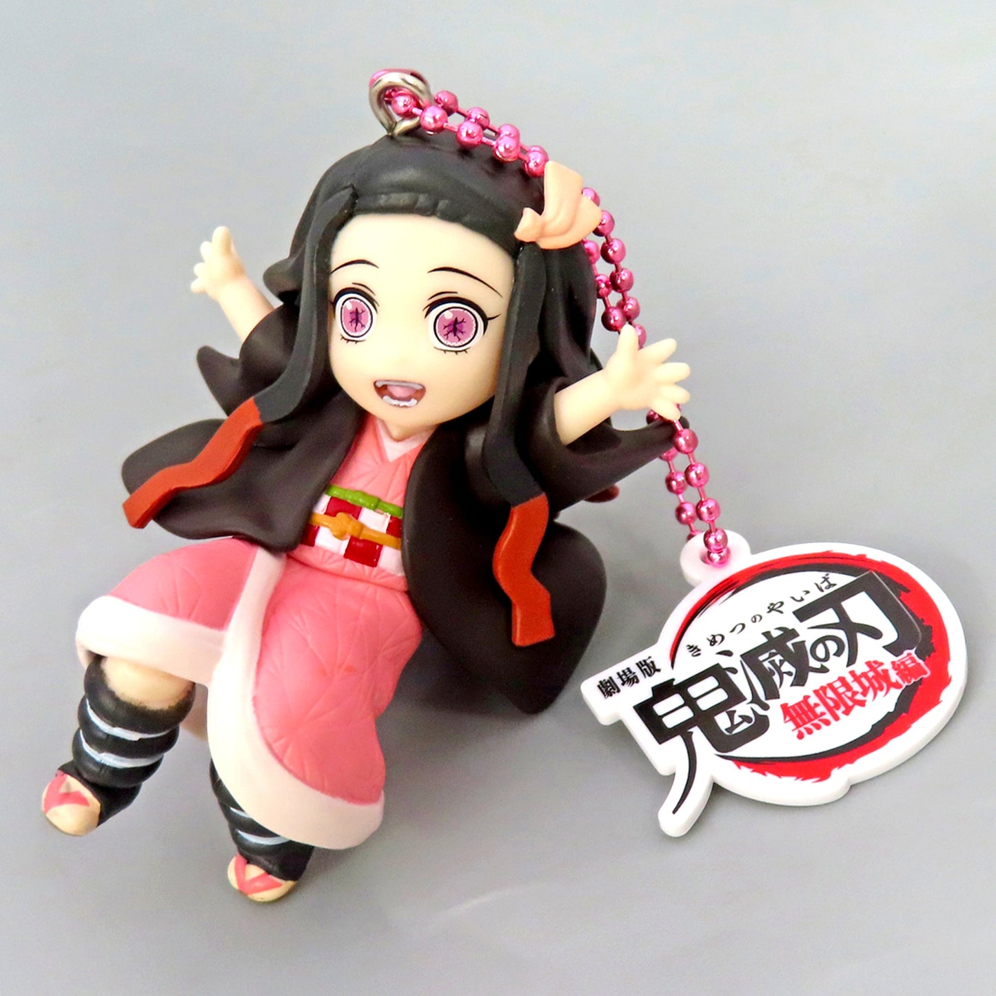 Nezuko Kamado Demon Slayer Kimetsu no Yaiba Movie Figure with Random Charm [USED]