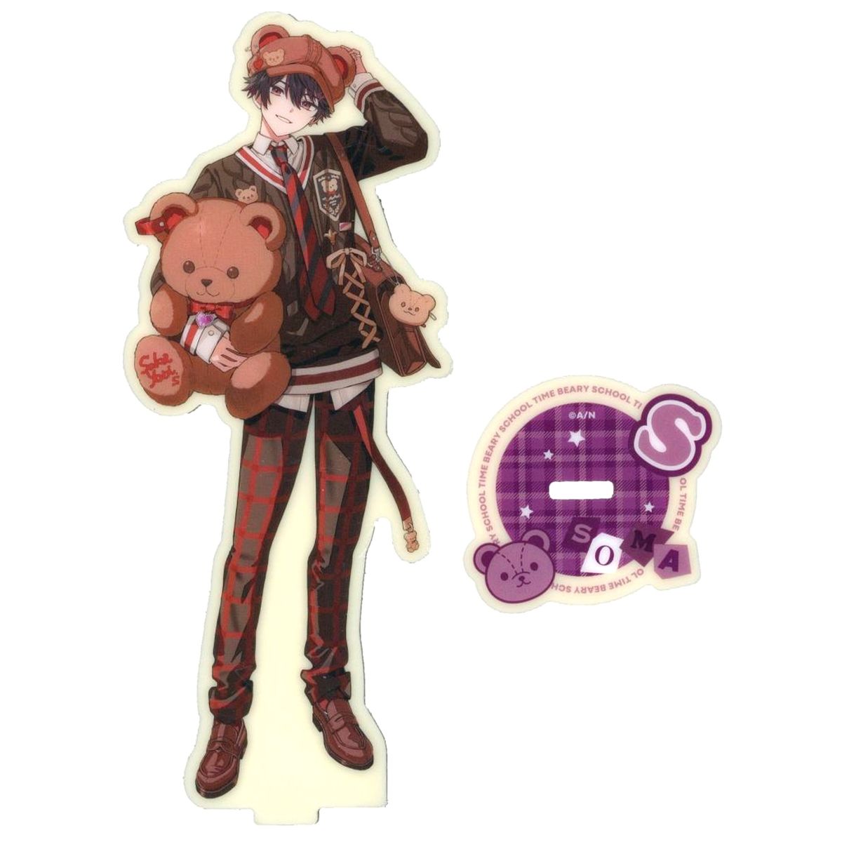 Sakayori Soma Acrylic Stand Virtual YouTuber Nijisanji Beary School Time [USED]