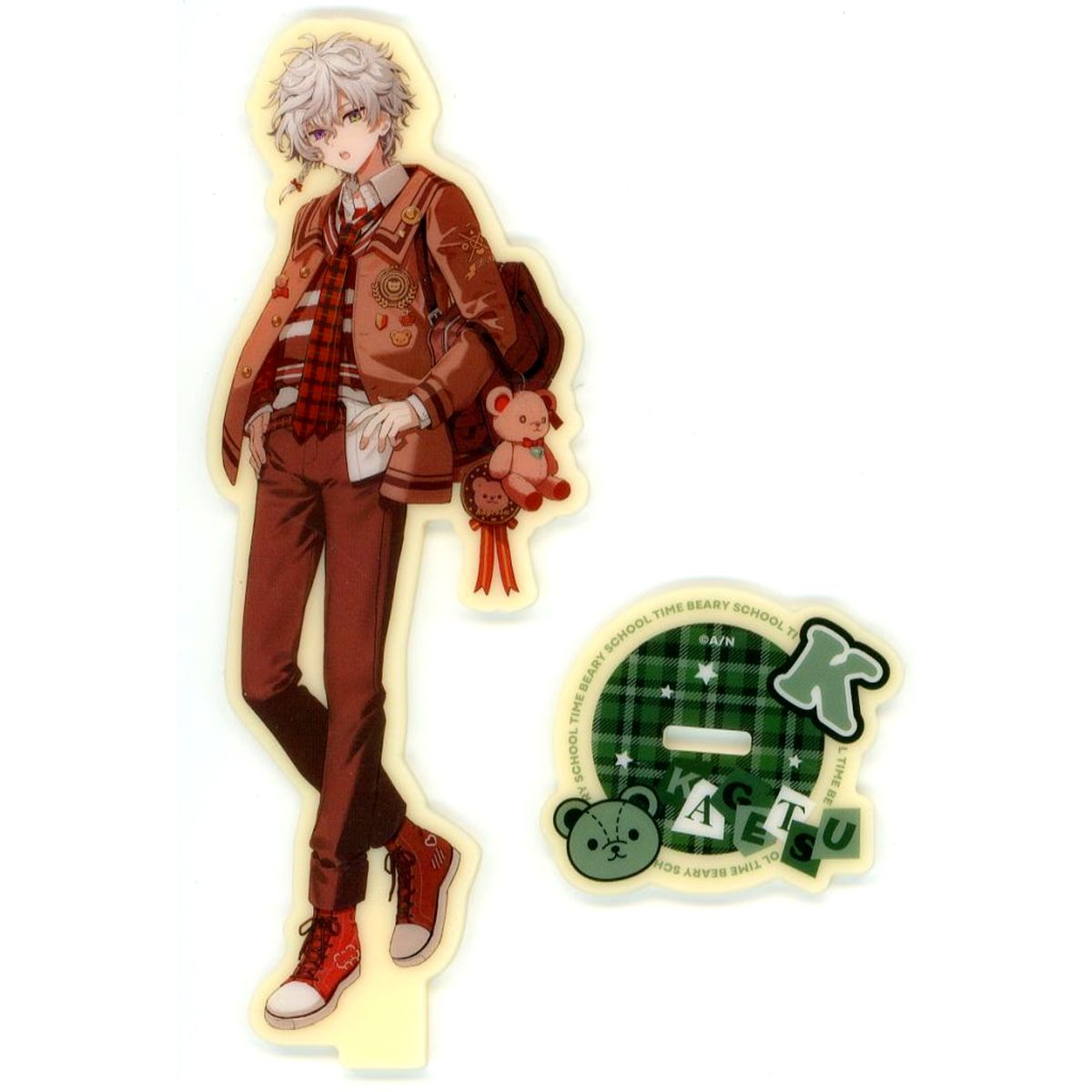 Murakumo Kagetsu Acrylic Stand Virtual YouTuber Nijisanji Beary School Time [USED]