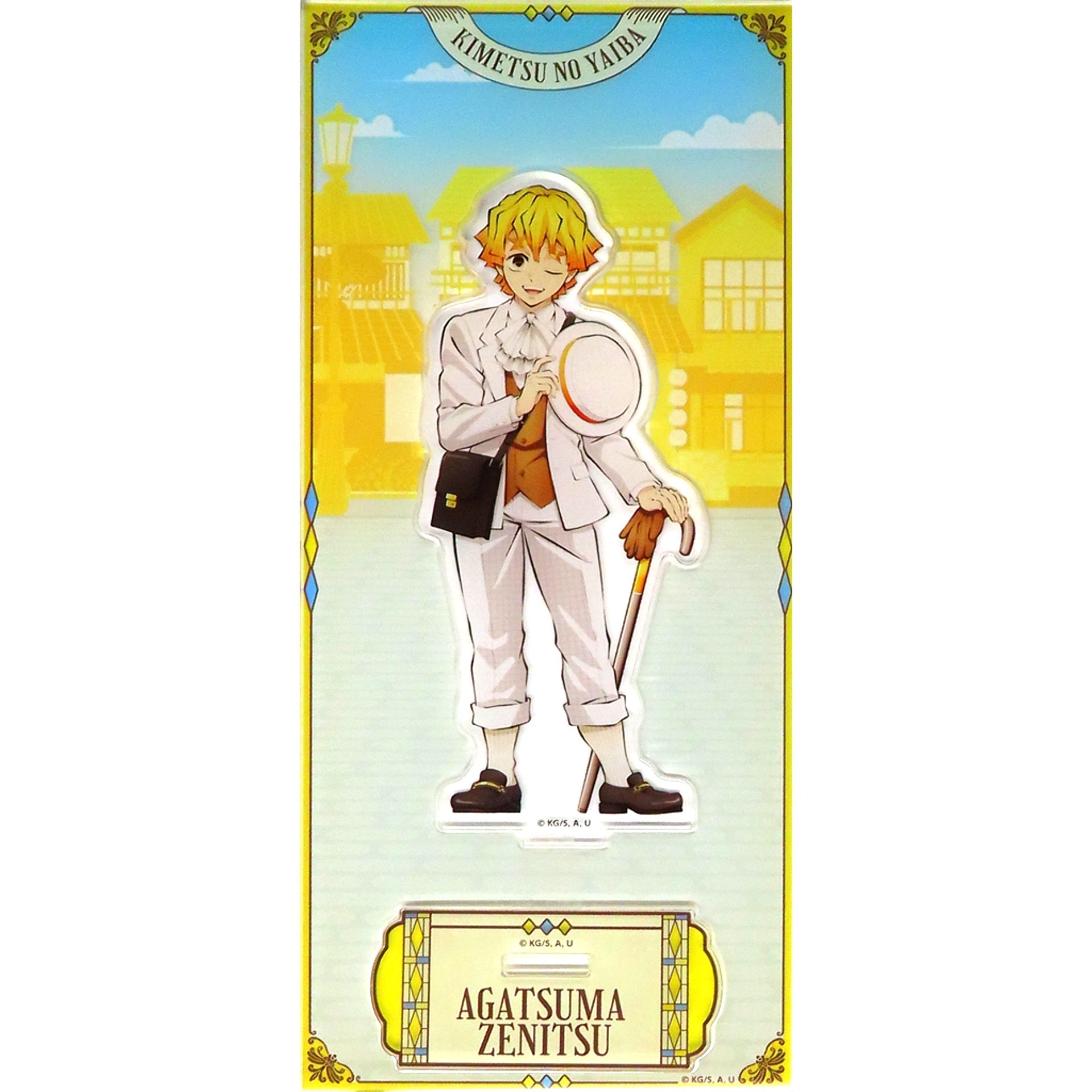 Zenitsu Agatsuma Acrylic Stand Relo Hotels & Resorts x Demon Slayer [USED]
