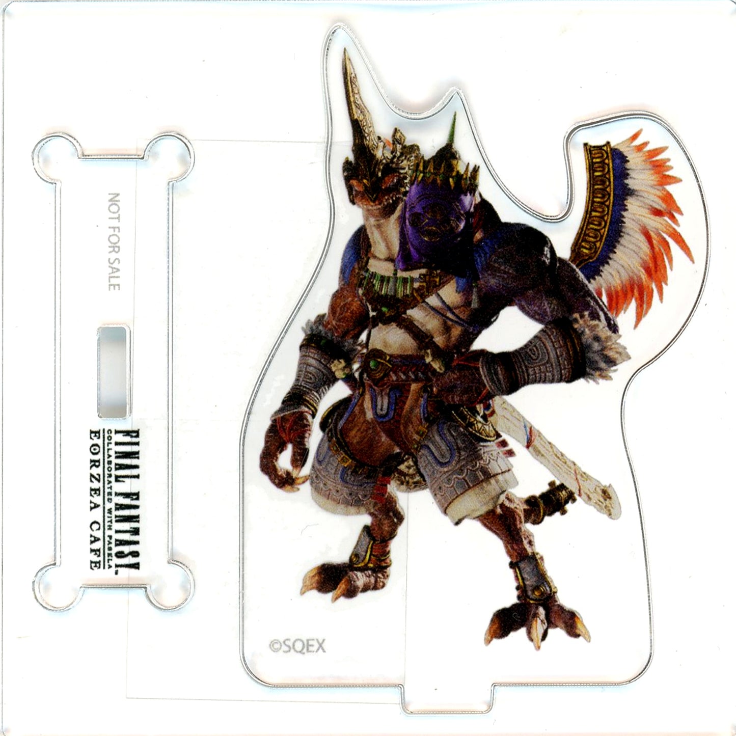 Gulool Ja Ja Final Fantasy Eorzea Cafe 11th Anniversary Campaign Stamp Exchange Prize First Half Special Acrylic Stand [USED]
