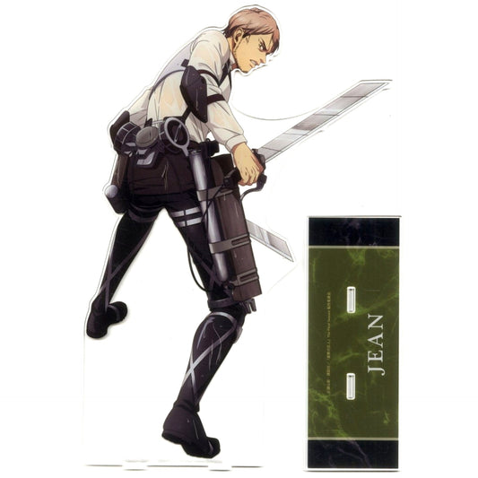 Jean Kirstein Fighting Back Ver. A-2 Prize Super Huge Acrylic Stand Draw! Draw! x Kujimate Attack on Titan Online Kuji [USED]
