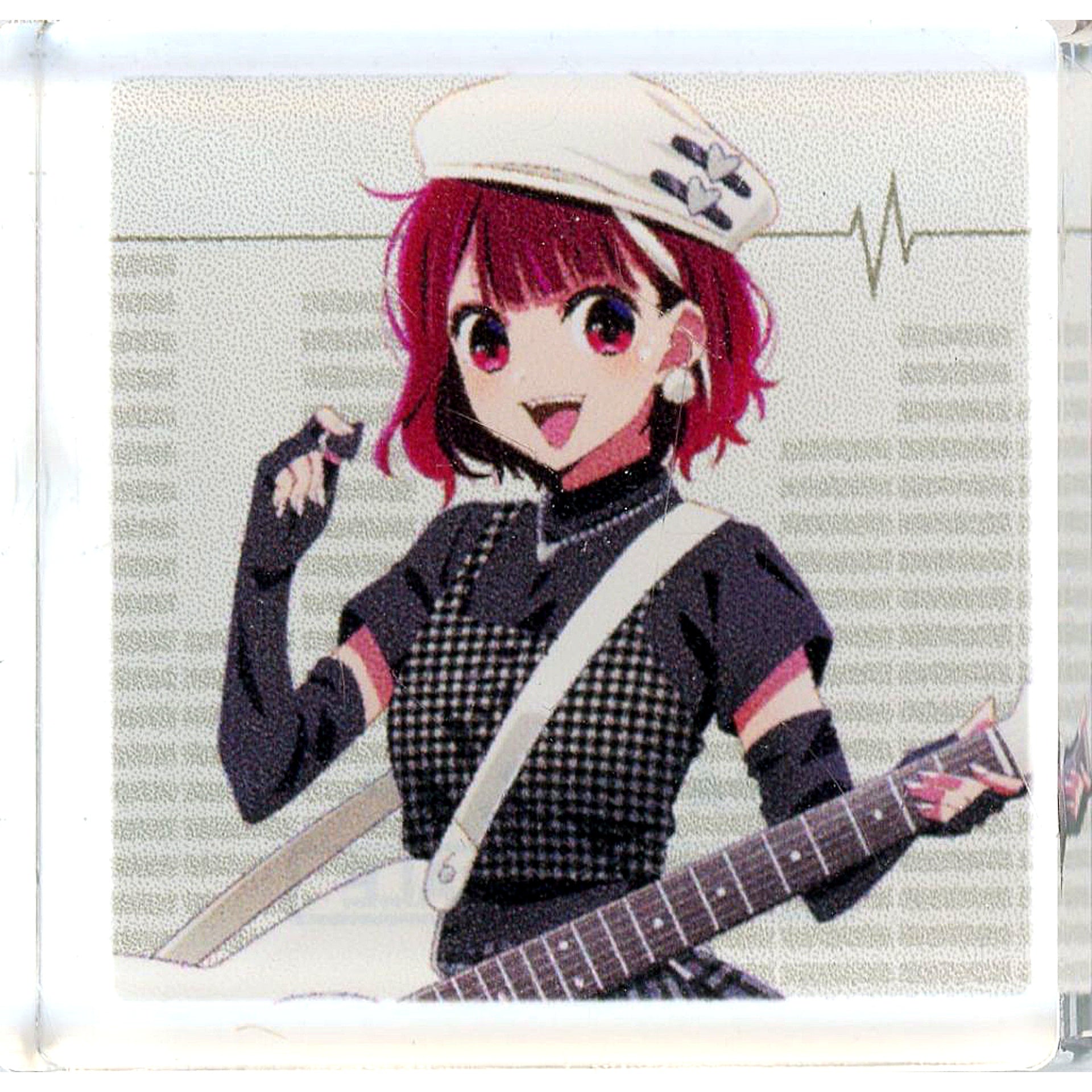 Kana Arima Illustration Rock Band Ver. Acrylic Tile Bonus Item for DRAW DRAW x Kuji Mate TV Anime Oshi no Ko Online Kuji [USED]