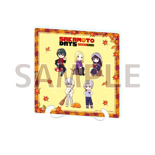 06. Design B Sakamoto Days Autumn Leaves Ver. GraffArt Illustration Acrylic Art Board in eeo Store Ikebukuro Main Store [USED]
