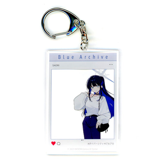 Saori Joumae Blue Archive SNS Style Keychain POP UP SHOP in DiverCity [USED]