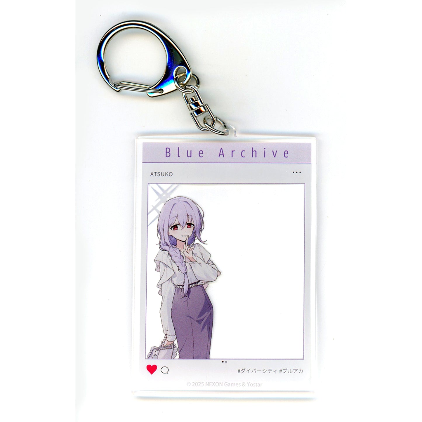 Atsuko Hakari Blue Archive SNS Style Keychain POP UP SHOP in DiverCity [USED]