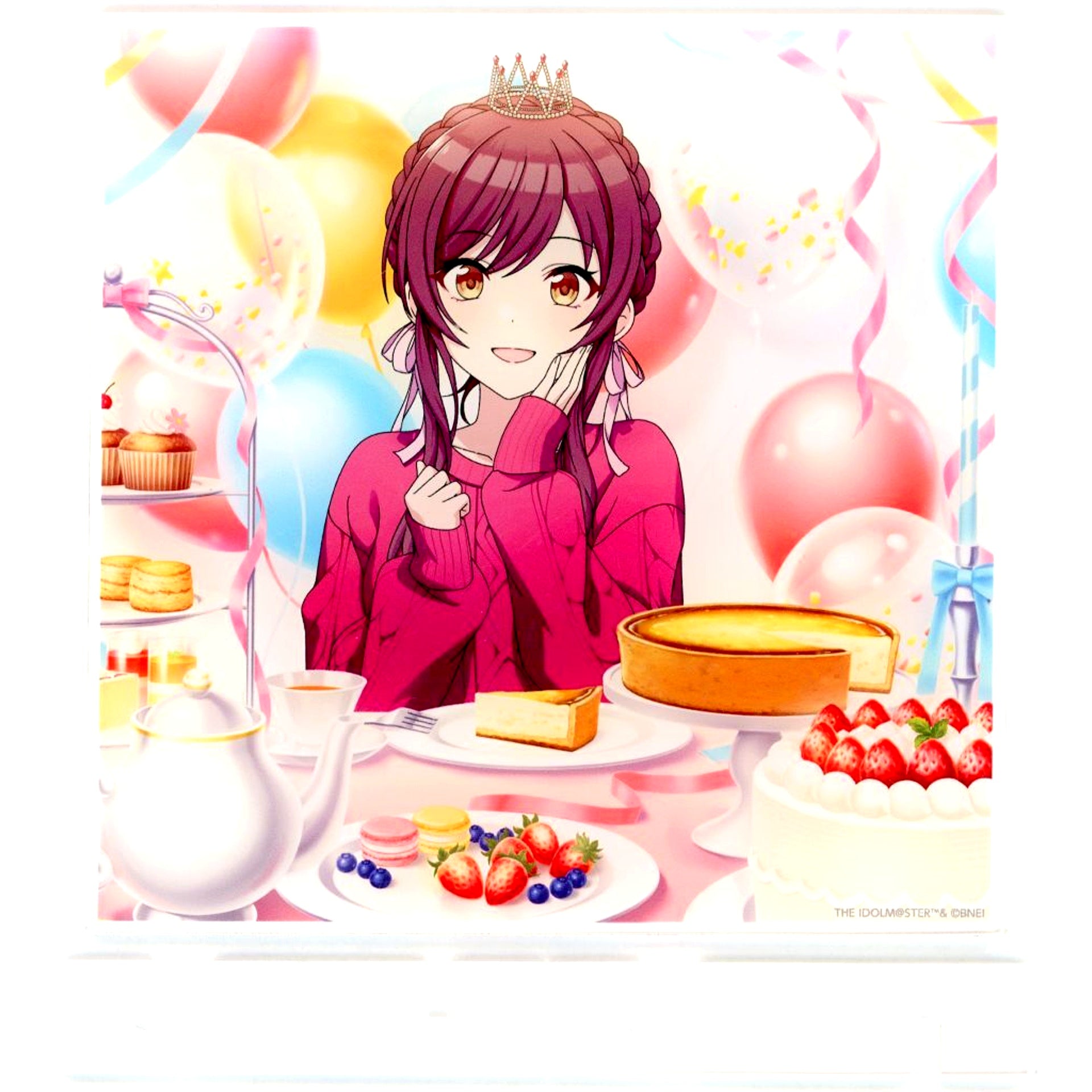 Amana Osaki Acrylic Panel for The Idolmaster Shiny Colors 283 Birthday Collection Official Birthday Commemorative Goods Set Single Item [USED]
