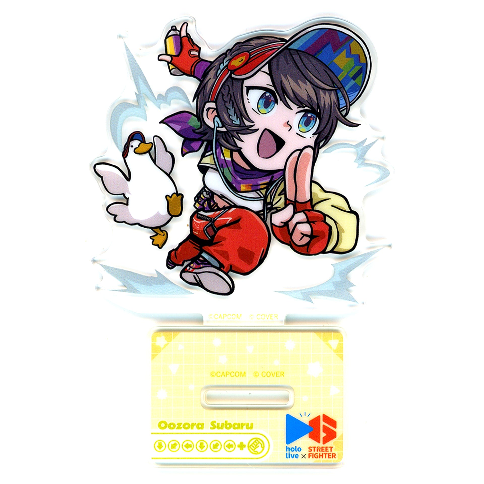 Oozora Subaru Normal Trading Acrylic Stand CAPCOM CAFE x Street Fighter 6 x Virtual YouTuber Hololive Part 2 [USED]
