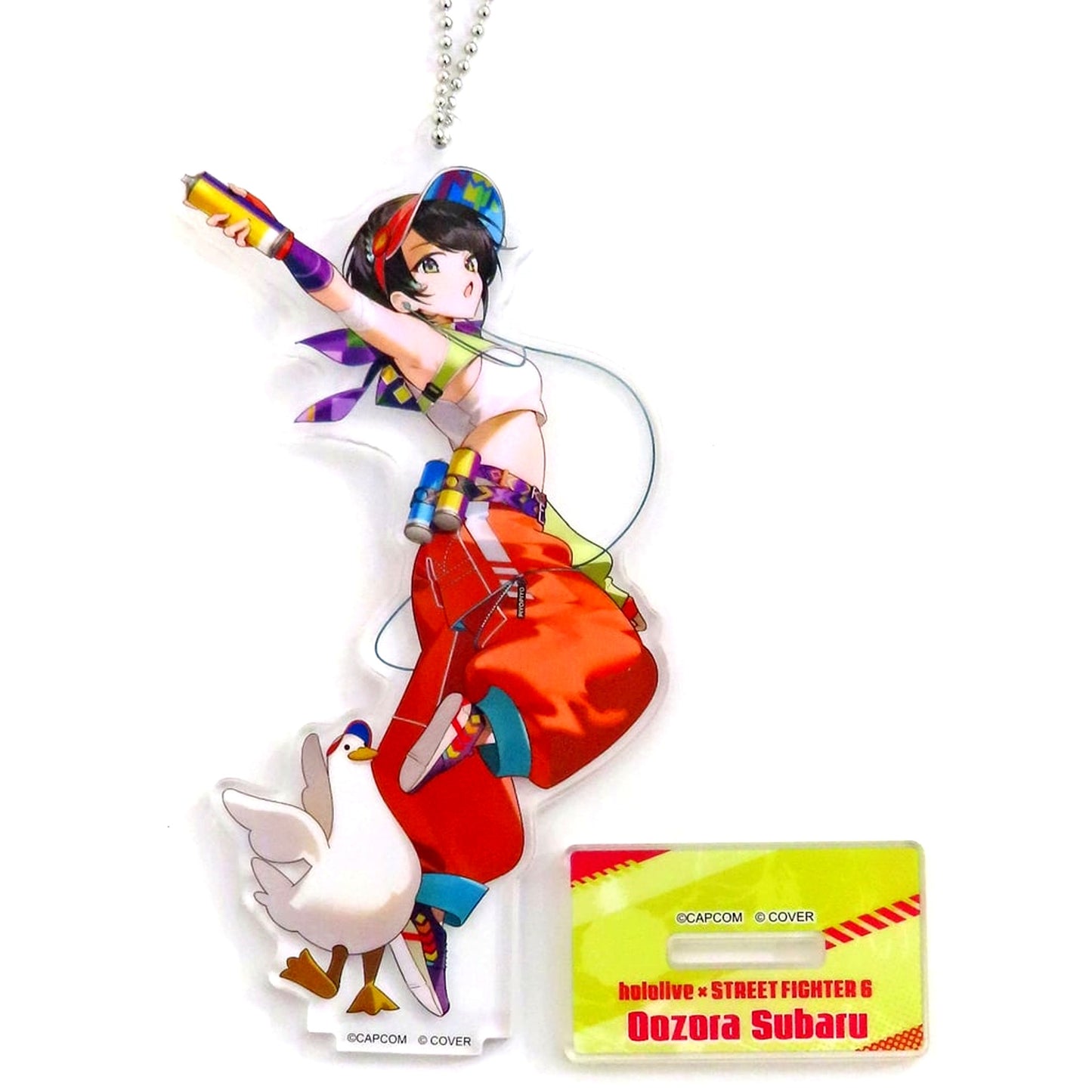 Oozora Subaru Acrylic Stand Street Fighter 6 x Virtual YouTuber Hololive Part 2 [USED]