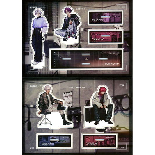 Niji-datoka Virtual YouTuber Nijisanji Acrylic Stand 4 Types Kyosou RIOT First Press Limited Edition Included Bonus [USED]