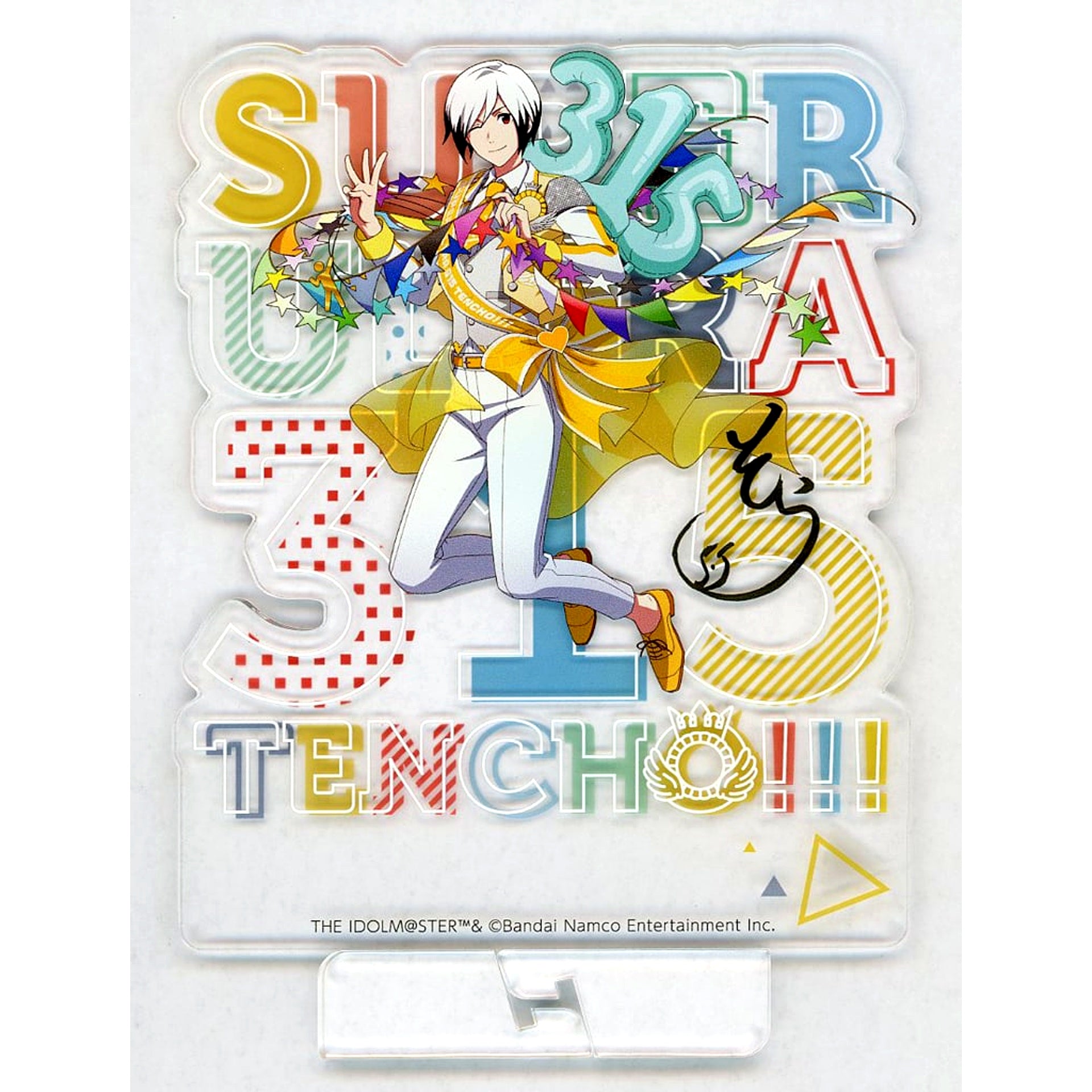 Sora Kitamura The Idolm@ster SideM 315!!!SHOP Super Ultra 315 Manager Acrylic Board Roulette Prize A [USED]