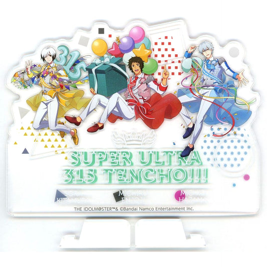Group Super Ultra 315 Manager!!! A Prize Acrylic Board The Idolmaster SideM 315!!! Shop Passion! Idol Roulette [USED]