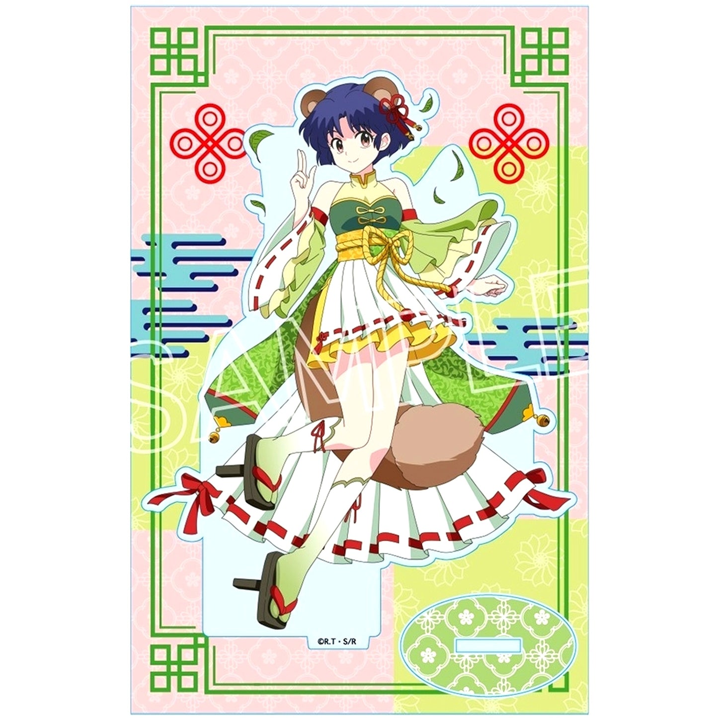 Akane Tendo Ranma 1/2 Hyakki Yagyo Size L Acrylic Stand [USED]