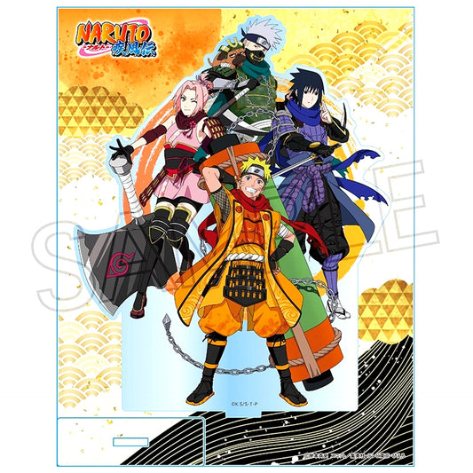 Group Acrylic Stand L Shinobimusha Naruto Shippuden [USED]