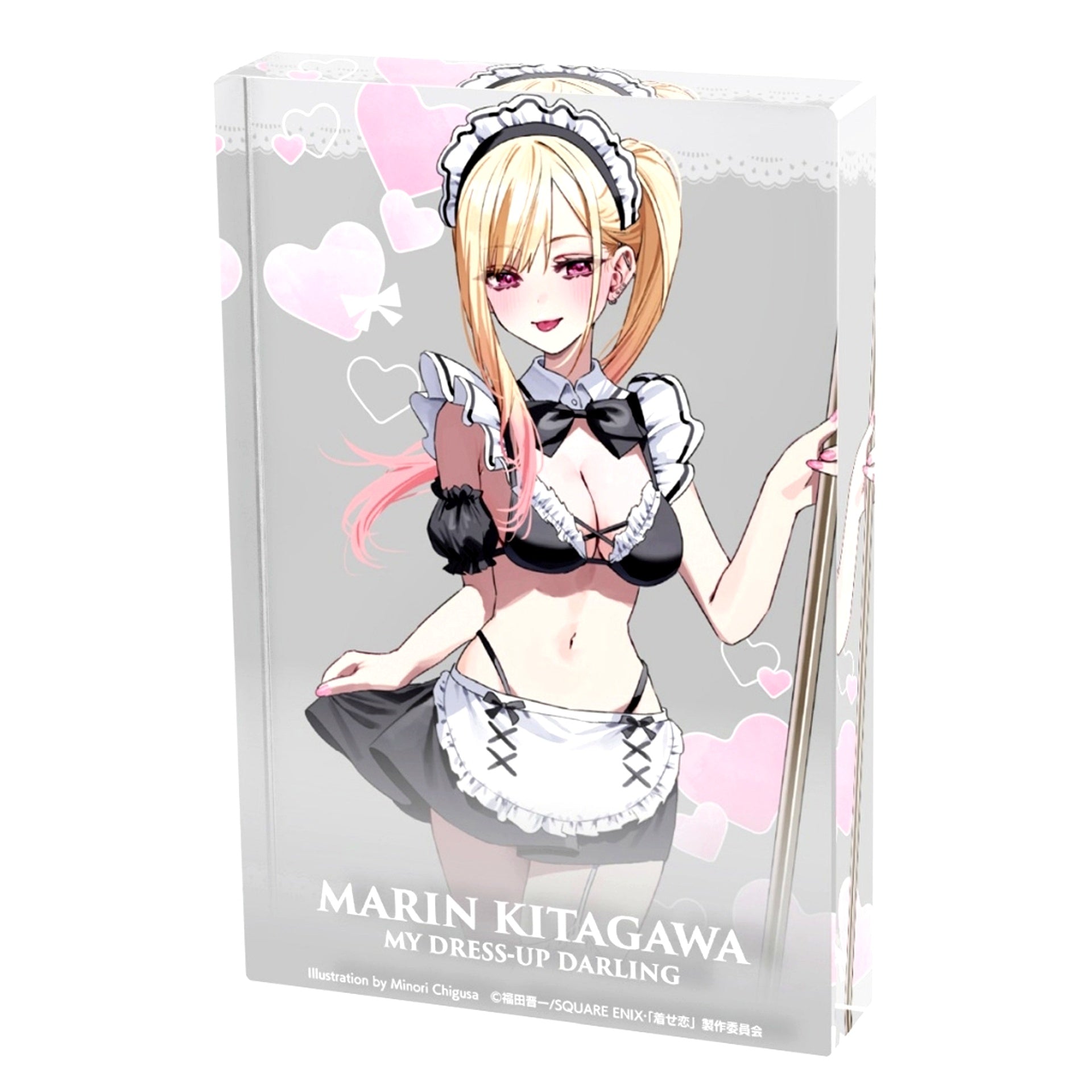Marin Kitagawa Minori Chigusa Illustration Swimsuit Maid Ver. Acrylic Block TV Anime My Dress-Up Darling [USED]