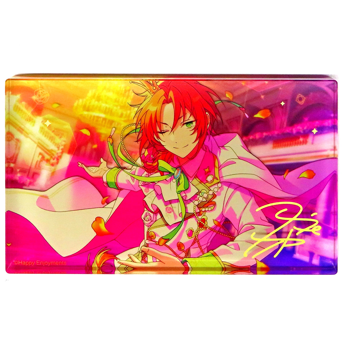 Leo Tsukinaga Single Item Ensemble Stars!! Blooming Acrylic Block China Limited [USED]