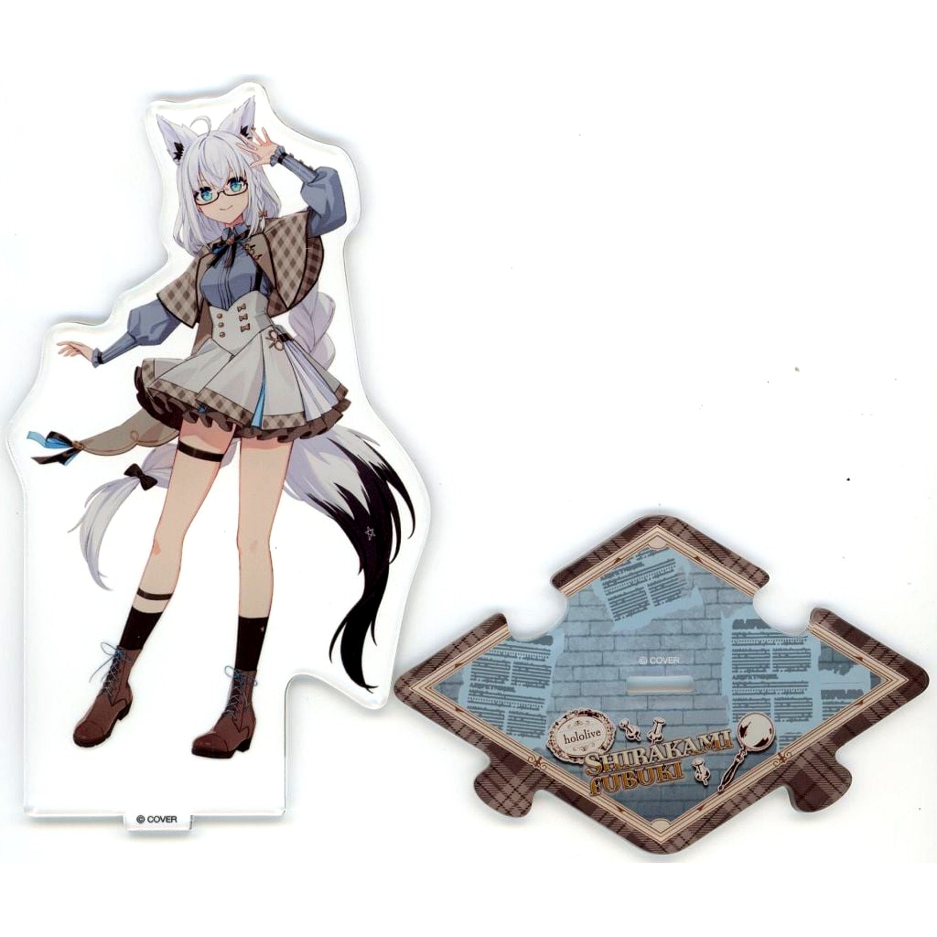 Shirakami Fubuki Connectable Acrylic Stand Virtual YouTuber Hololive hololive Detective and Phantom Thief Mystery Set in the Museum [USED]