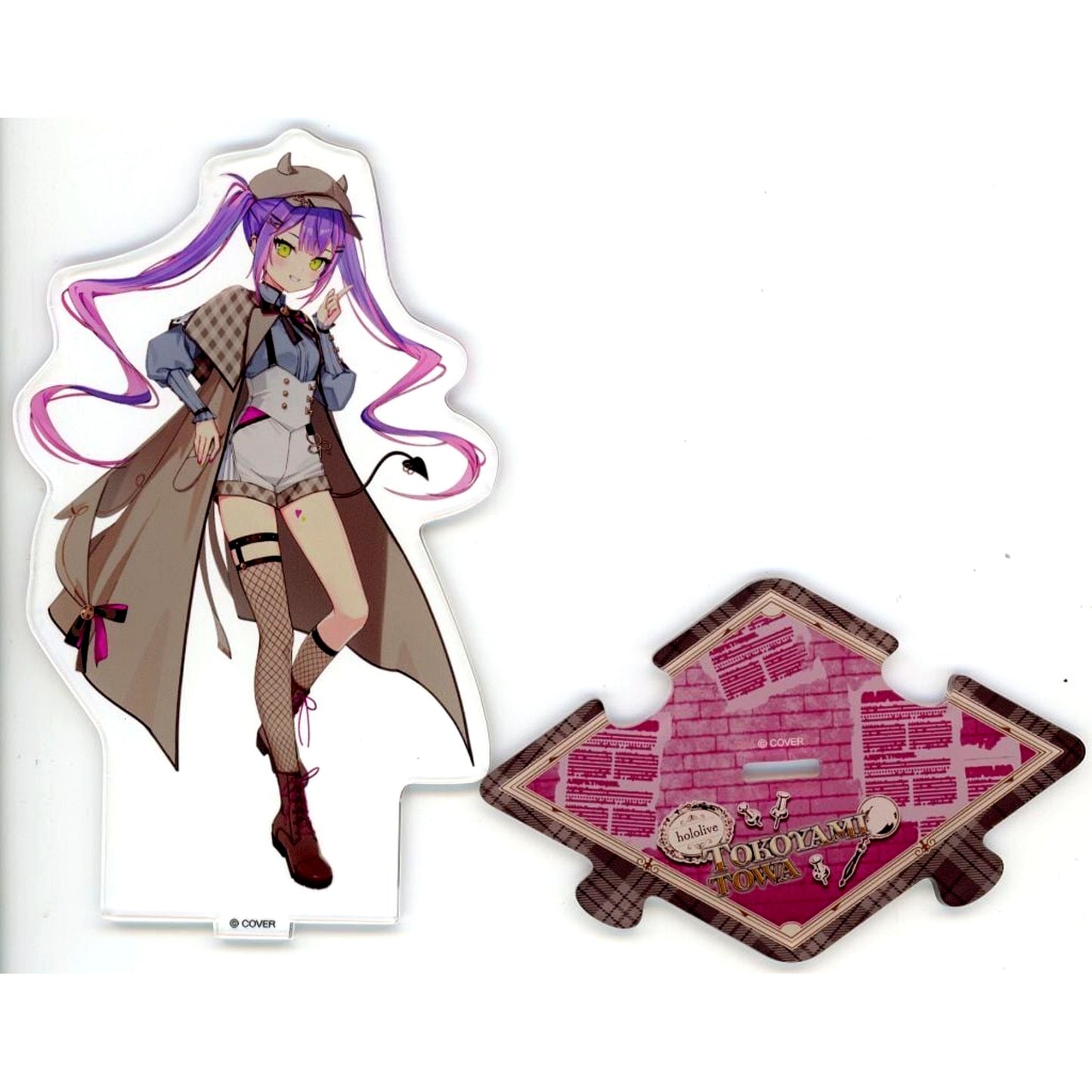 Tokoyami Towa Connectable Acrylic Stand Virtual YouTuber Hololive hololive Detective and Phantom Thief Mystery Set in the Museum [USED]