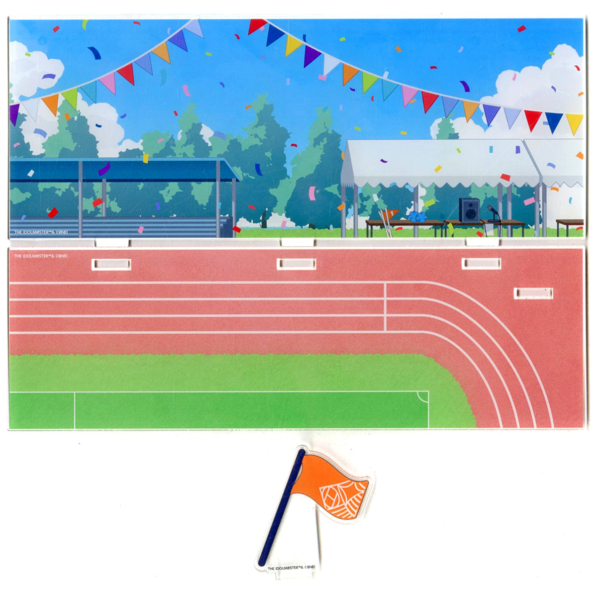 Official Acrylic Diorama Kit Gakuen iDOLM@STER Class Inter-Competition Hatsuboshi Grand Sports Festival [USED]