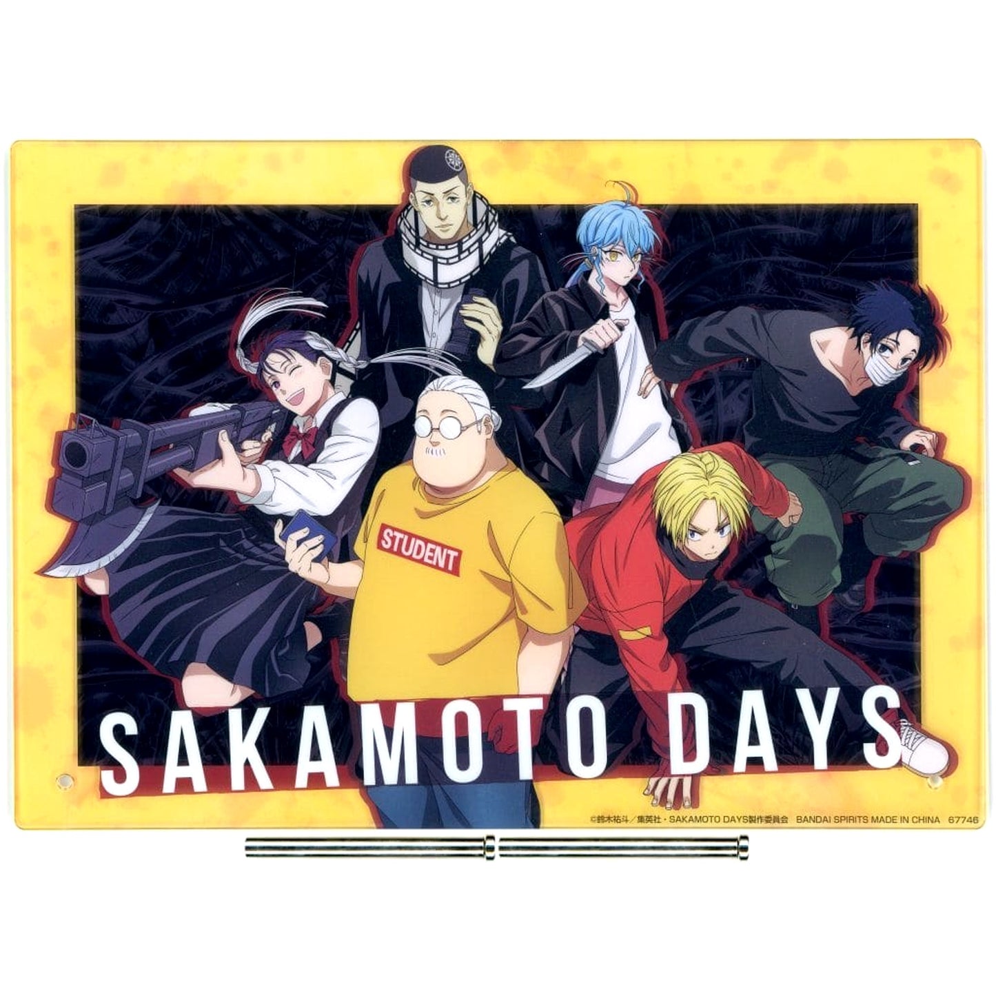 Sakamoto Days Sakamoto & Others Ichiban Kuji Vol.3 Acrylic Board Prize F [USED]
