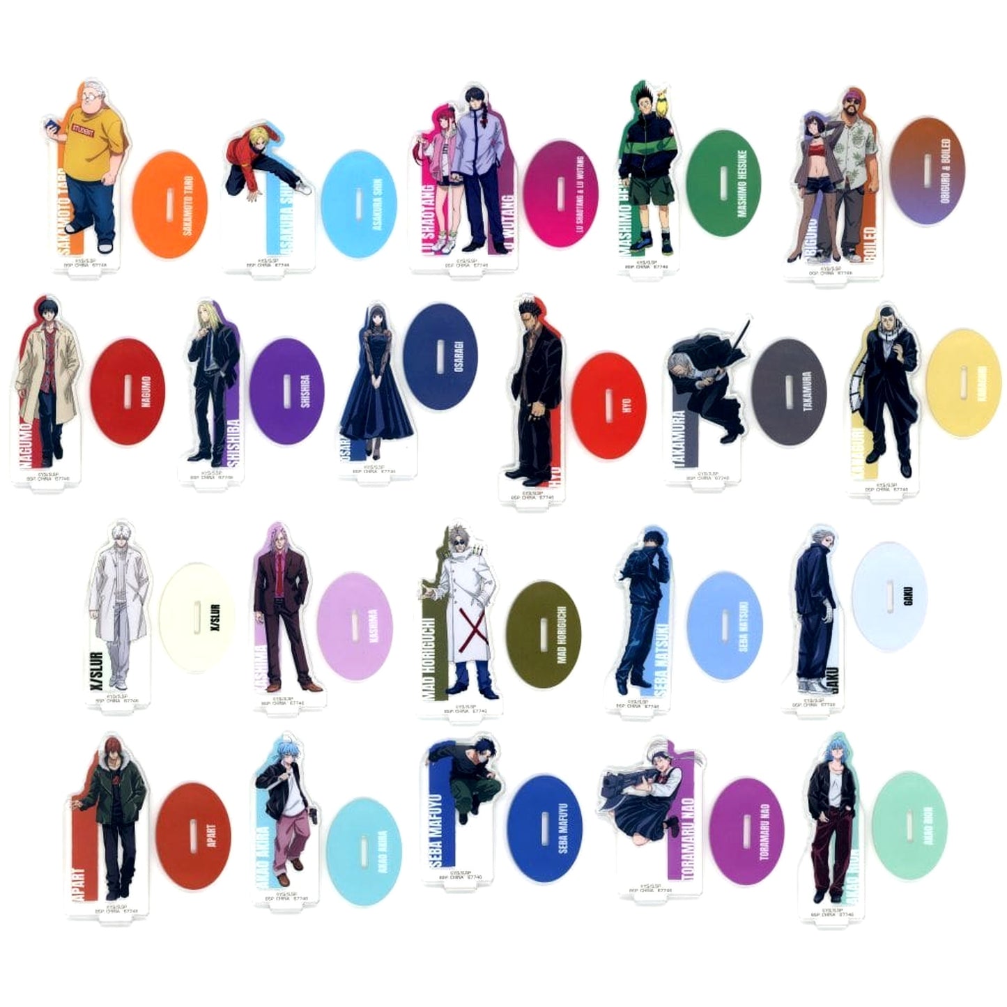 Sakamoto Days Taro Sakamoto & Others All 21 Types Set Ichiban Kuji Vol.3 Acrylic Stand Prize G [USED]