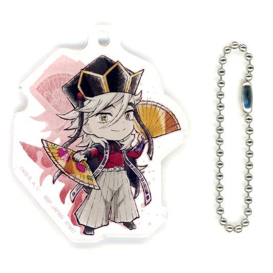 Demon Slayer: Kimetsu no Yaiba Doma Standing Posture Ichiban Kuji Brothers of Thunder Kyunchara Acrylic Charm Prize F [USED]