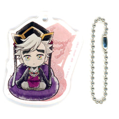 Demon Slayer: Kimetsu no Yaiba Doma Sitting Ichiban Kuji Brothers of Thunder Kyunchara Acrylic Charm Prize F [USED]