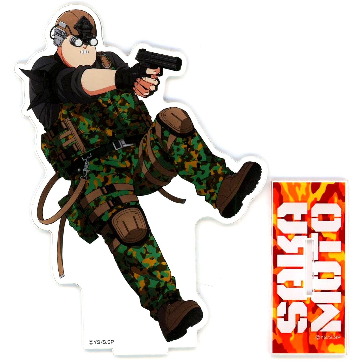 Taro Sakamoto Big Acrylic Stand Survival Game Ver. Sakamoto Days in Tokyo Tower [USED]