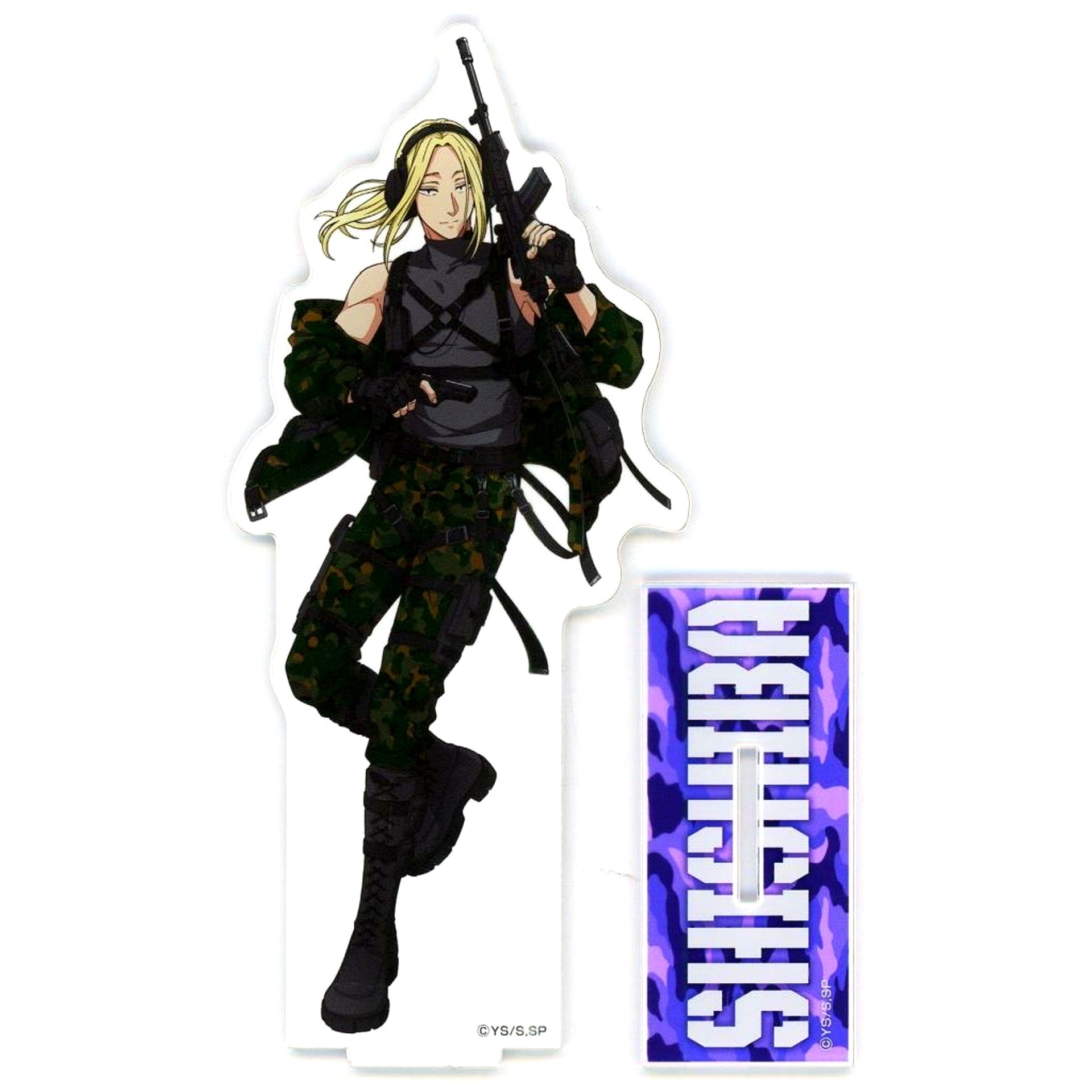 Shishiba Sakamoto Days Survival Game Version BIG Acrylic Stand Tokyo Tower [USED]